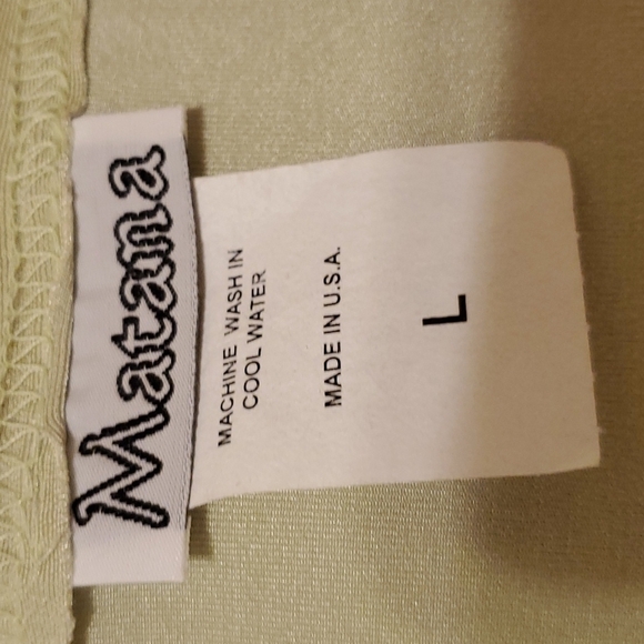 Matana pastel green open front cardigan sz Large - Picture 6 of 7